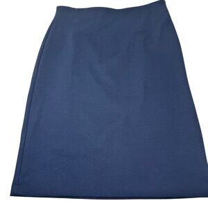 Philosophy by Republic Clothing Navy Blue Pencil Skirt Size 8 | Back Zip